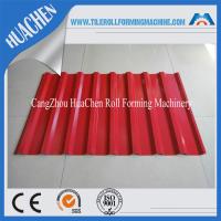 Petit pain ondulé horizontal formant la feuille de toit de machine faisant la grande vitesse