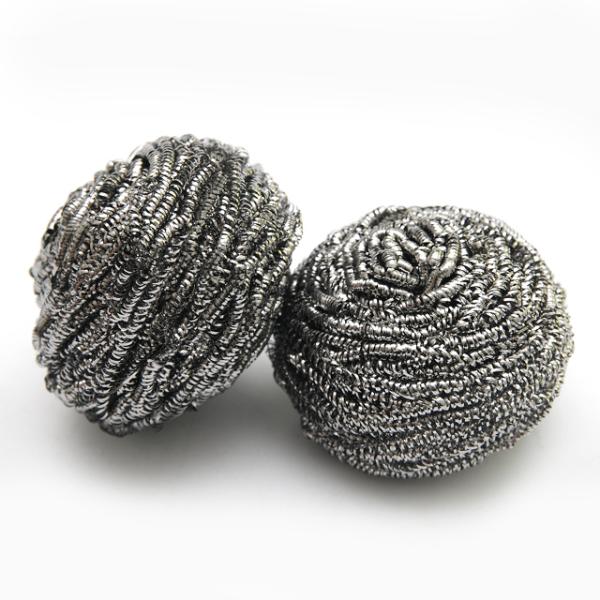 Kitchen Stainless Steel Scrubber / Metal Scrub Pad Flat Shape SGS Approval