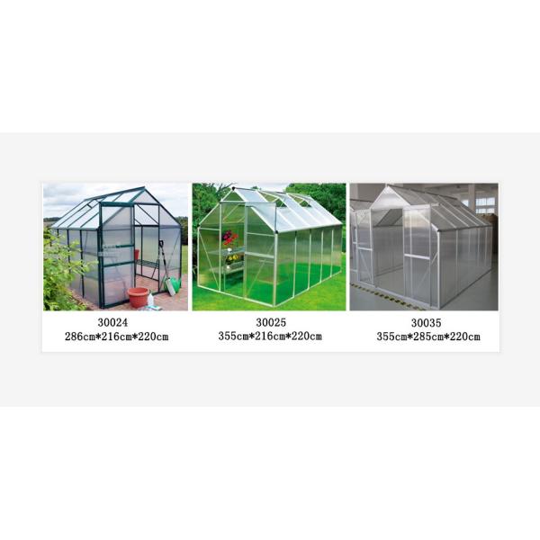 Vegetable Growing Aluminium Garden Greenhouse Four Windows Double Sliding Doors