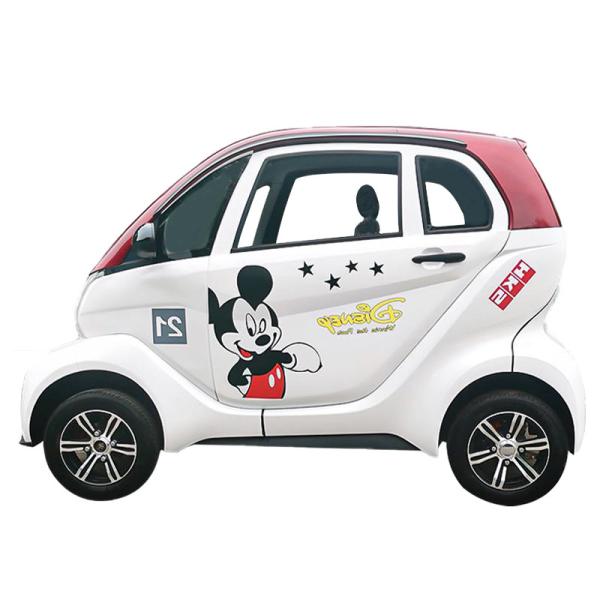 Wholesales cheap price electric mini car 4 wheels center drive electric vehicle good quality solar car