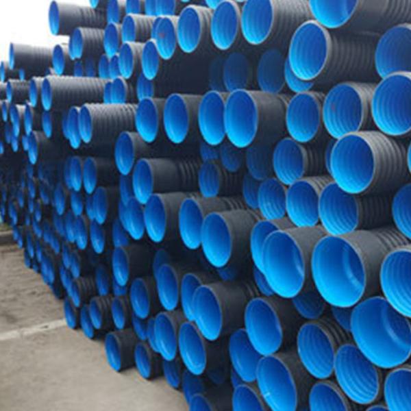 8 Inch 14 inch Corrugated Drain Pipe Black HDPE Polyethylene Custom for Water