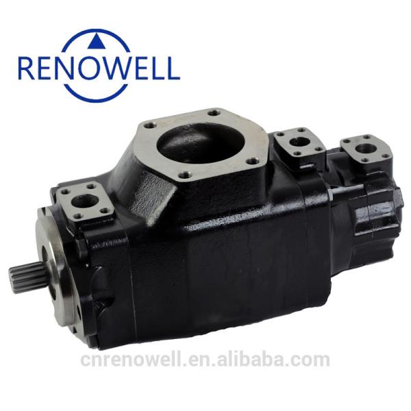 Triple Cartridges Black Hydraulic Cylinder Pump For Plastic Machinery