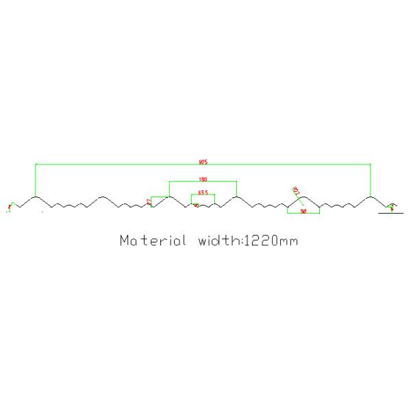 A telha de telhado de alumínio da folha que faz a máquina, painel de parede lamina a formação da máquina