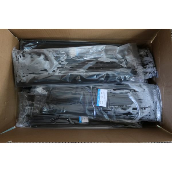 18 Lb 4 Inch Self Locking Cable Ties Black Outdoor Eco Friendly