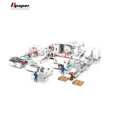 Soft Paper Production Line with 4.87KW Motor Power and 160-200L/min Air Consumption