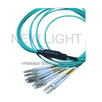 Cable del remiendo del cable/OM3 OM4 40G 100G Mpo de la rama MPO MTP del LC Uniboot