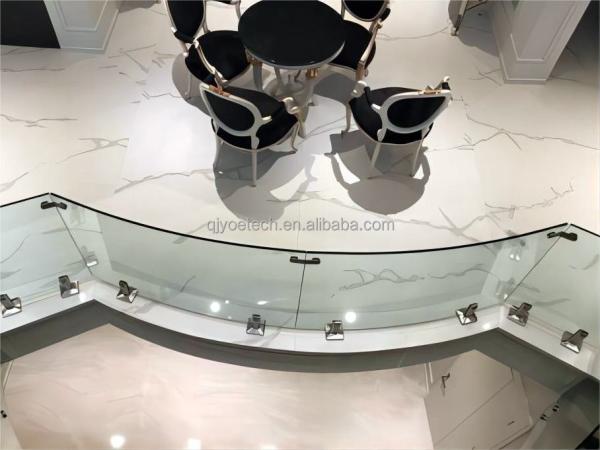Painel de vidro temperado curvo de espessura de 3-15 mm para QJY-TG exterior interior