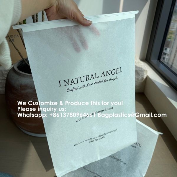 stencil tissue paper Bag, Stencil paper bag, Glassine Paper, Custom Printing Cotton Paper Biodegradable Compostable PLA Corn Starch CPE EVA Eco Friendly Zipper Garment Plastic Clothing Packaging Bag