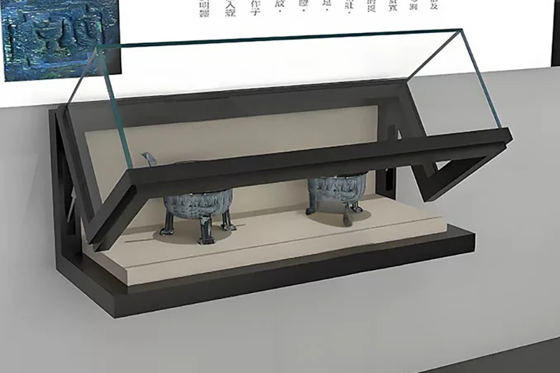 Shockproof Relic Display Case Dustproof Customized Museum Display Case Design