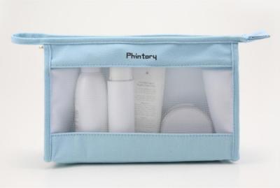 Recyclable Travel Toiletry Bag / Cosmetic Bags OEM / ODM Acceptable