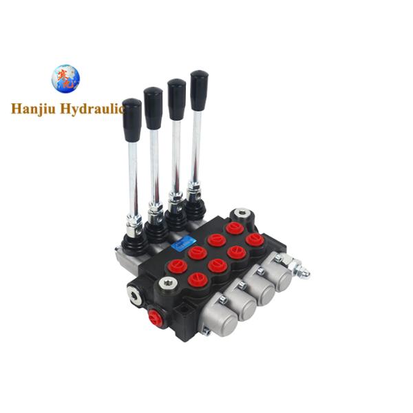 40 liter monoblock control valve, 4P40 , four spools , G 1/2