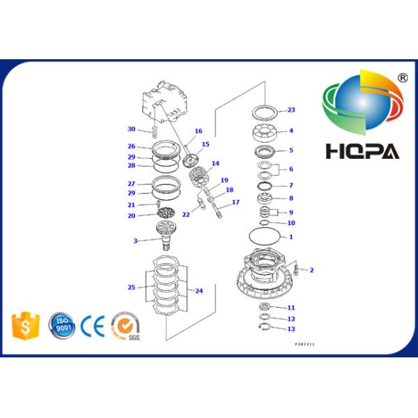 706-75-01150KT 706-75-01150 Swing Motor Seal Kit For Komatsu PC200-6 PC210LC-6