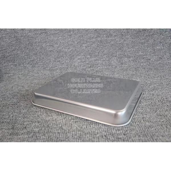 Hotel stackable stainless steel food serving trays silver color baking sheet metal steel serving plate