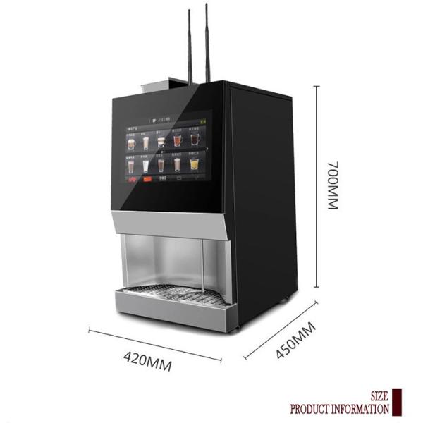 220V Auto Espresso Vending Machine with 15.6 Touch Screen