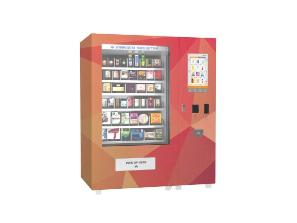 Combo Food Vending Machine Customized Color For School / Train Station