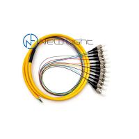 Couleur FC UPC de LSZH 12/code couleurs corde de RPA 1M Fiber Optic Patch