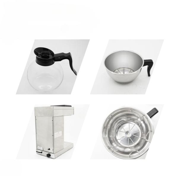 Espresso Coffee Making Machine with Electric Heating and CE Certification 1.6KW Power