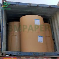 120gm Fuerte Resistencia a la lágrima de alta Brown Cementos Kraft papel rollo