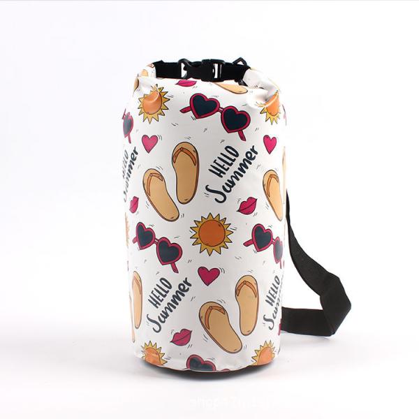 Bucket Type PVC Waterproof Dry Bag , Waterproof Shoulder Bag For Sports