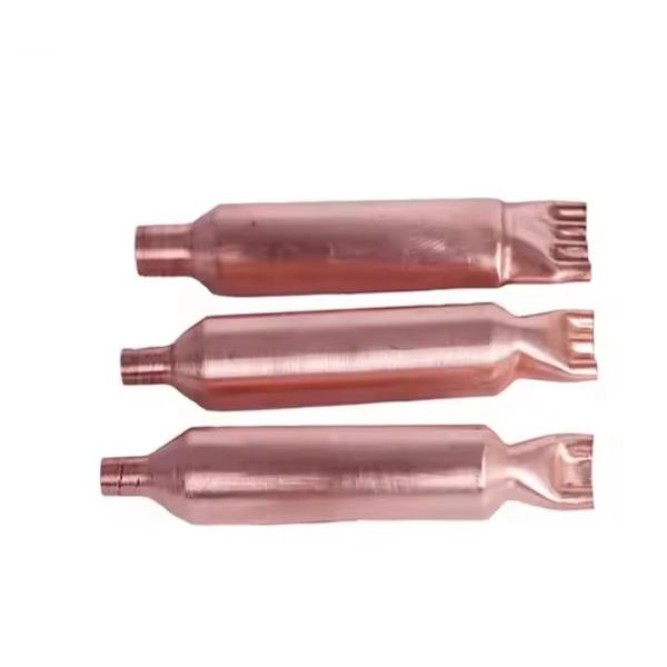 Copper Spun Filter Drier Double Hole Air Conditioner Fridge Refrigeration Spare Parts