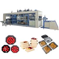 3 Station Pressure Thermoforming Blister Machine Water Cooled Environmentally Friendly