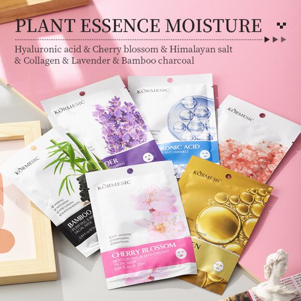 Resurrection Grass Hydrating Face Mask Tablets Lavender Hyaluronic Acid Collagen Replenishment Moisturizing Mask
