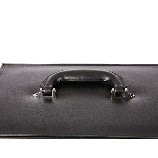 Handled Luxury Jewelry Box Durable Easy To Take With Many Compartments