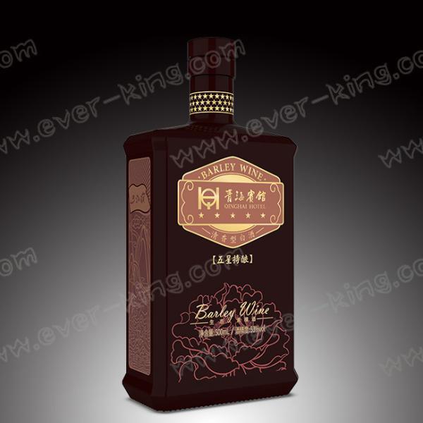 Огниво Кристл белое бутылки 500 Ml изготовленные на заказ стеклянные