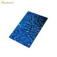 Feuillard d'ondulation de l'eau de l'acier inoxydable 4X8FT pour le mur de plafond