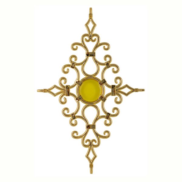 Golden Georgian Flowers with Painting Processing Method Style Office Building Window Door Hardware Accessories Featuring