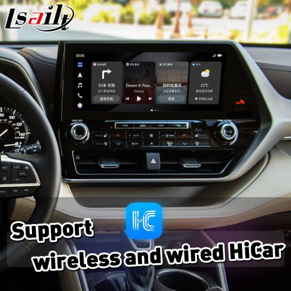 Lsailt Wireless Android Auto Carplay Interface for 2020-Present Toyota Highlander
