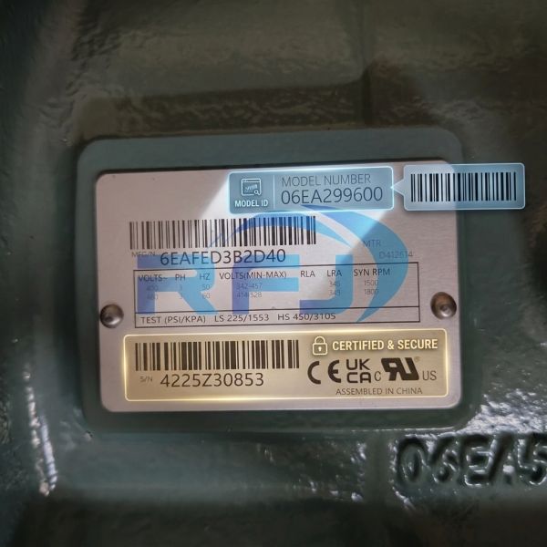 06EA299600 40HP Carrier Semi Hermetic Carlyle Compressor