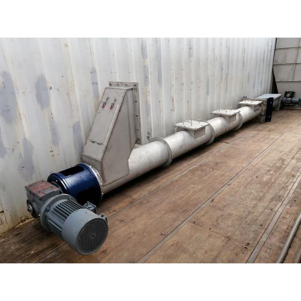 Stainless Steel Screw Conveyor System Screw Silo Hoppers Large Capacity