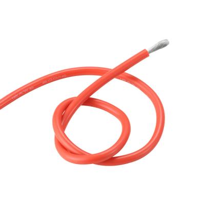 Flexível super isolado silicone do fio do dispositivo bonde com condutor encalhado