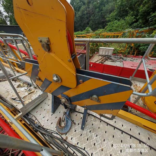 Used ZOOMLION Tower Crane W6013-6A Flat Top Secondhand Construction Machinery
