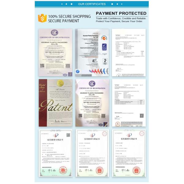 Молния Mylar доказательства запаха CMYK кладет медицинское в мешки VMPET Childproof с окном