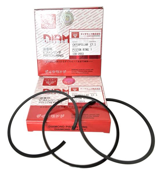 138-2053 CATERPILLAR Engine Parts Custom Piston Rings For 370-7998 Piston C7.1 C7 E323D