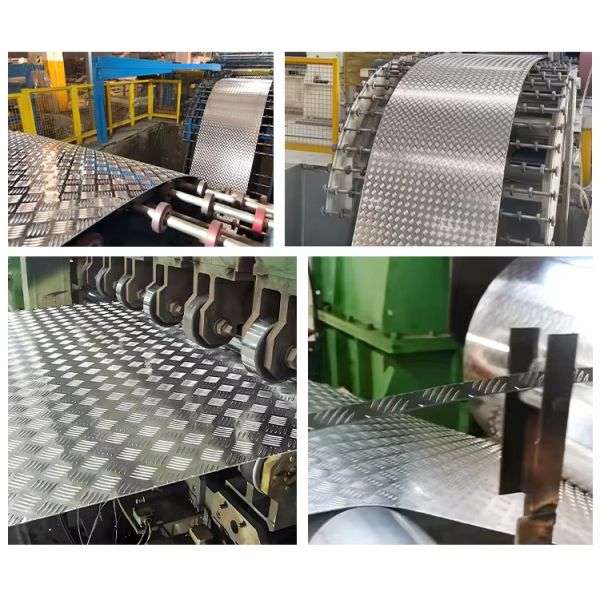 Aluminium Checker Plate 1050 1100 3003 5052 Aluminum Embossed Sheet for Refrigerator Use