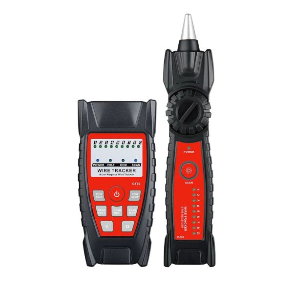 GT66 GT67 Wire Tracker and Network Cable Tester with Long Distance Tracing, Multi Network Testing, and Instant Test Mode