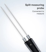 GM620 3 in 1 Digital Wood Moisture Meter with Long and Short Probe Adjustable for 4 Tree Species