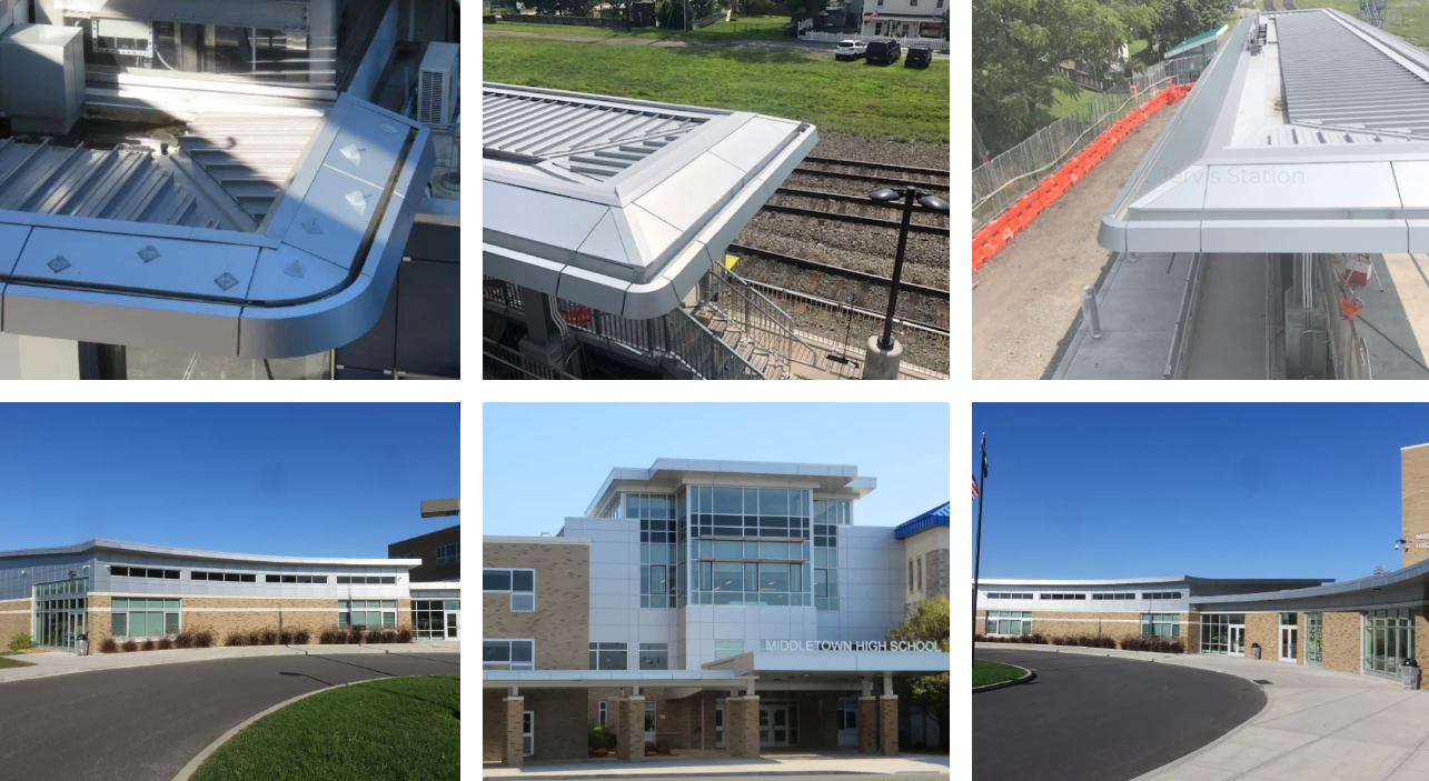 Ivory Display Platforms Composite Panels Cladding Industrial Acp Sheet For Exterior
