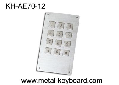 Teclado Ruggedized industrial, teclado do quiosque do metal com o conector de Pin 7, teclado numérico 4 x 3