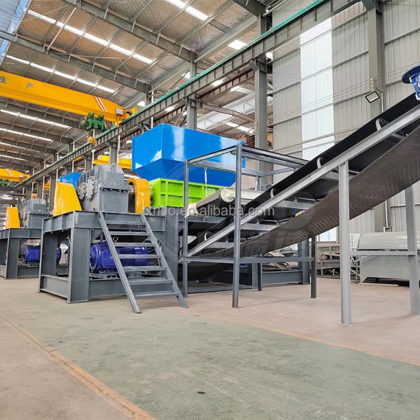 300-22000Kg/H Waste Glass Bottle Shredder Double Shaft Plastic Shredder Machine