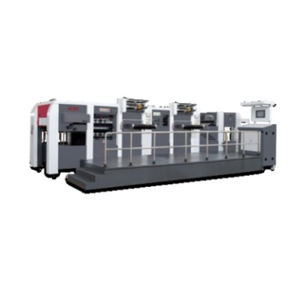 Heavy Pressure Automatic Hot Foil Stamping Machine With Max Delivery Pile Height 1400mm 38KW Total Power