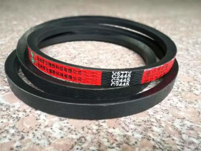 Dust Resistant Rubber Transmission Belt Polyester / Kevlar / Aramid Cord