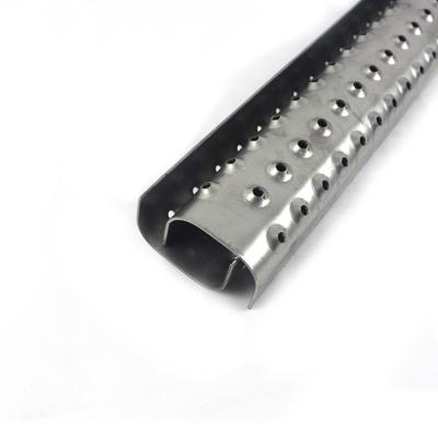 Galvanized Perforated Safety Ladder Rung Anti-Slip Metal Tread