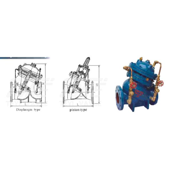 Stainless Steel Diaphragm Pump Control Valve Multifunctional For Water Supply