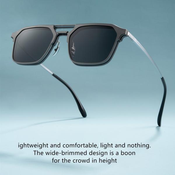 Очки для трехцелевого использования Пултитаниевые алюминиевые магнитные очки