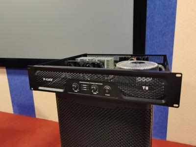 Amplificador de potência profissional T8 com 2 x 800W e classe A para som audiófilo