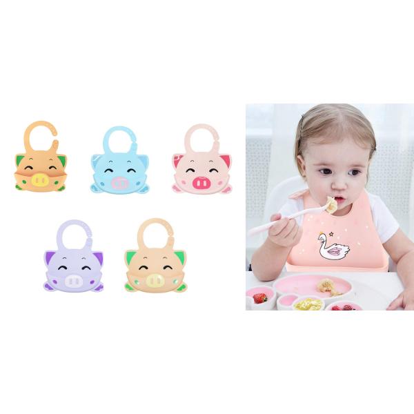 Soft Waterproof Baby Bibs , Custom Size Baby Dribble Bibs For Feeding